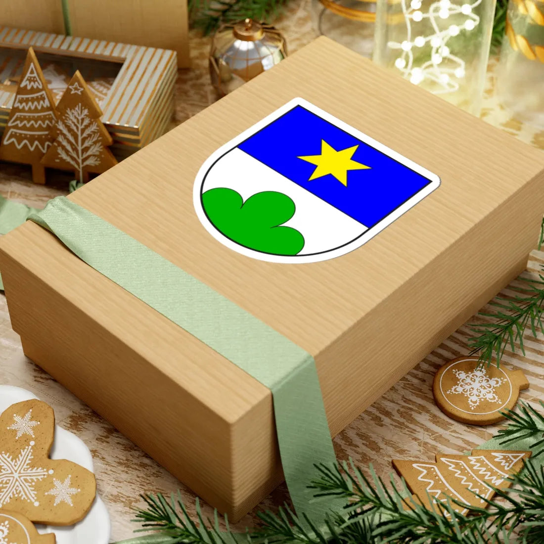 Ladir wappen (Switzerland) (Coat of Arms) STICKER Vinyl Kiss-Cut Decal - The Sticker Space