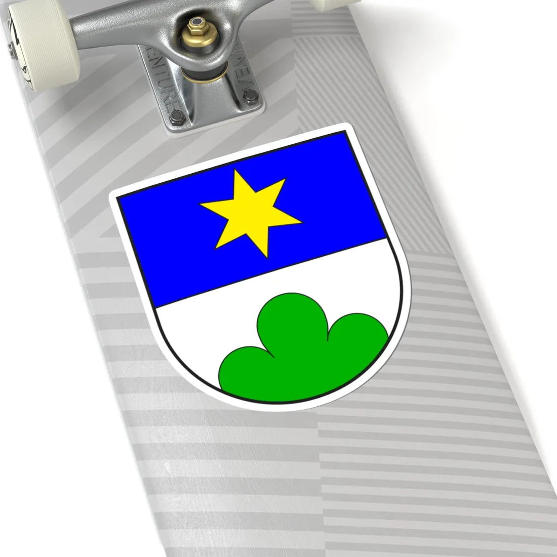 Ladir wappen (Switzerland) (Coat of Arms) STICKER Vinyl Kiss-Cut Decal - The Sticker Space