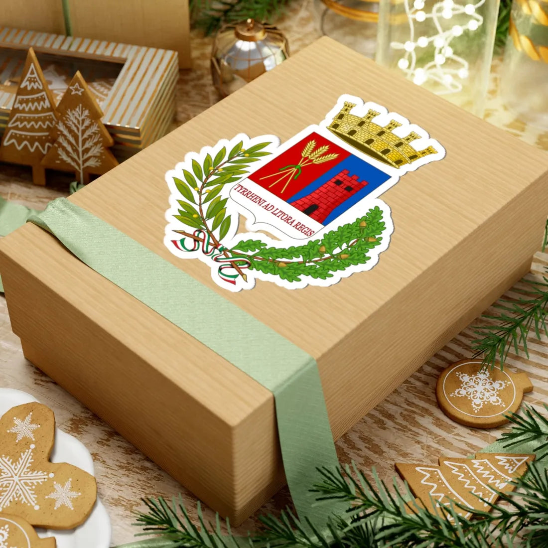 Ladispoli-Stemma (Italy) (Coat of Arms) STICKER Vinyl Kiss-Cut Decal - The Sticker Space