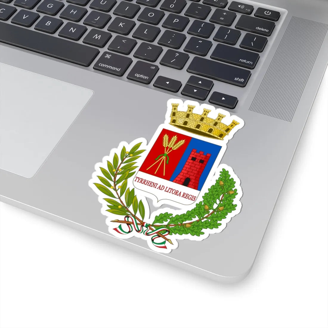 Ladispoli-Stemma (Italy) (Coat of Arms) STICKER Vinyl Kiss-Cut Decal - The Sticker Space