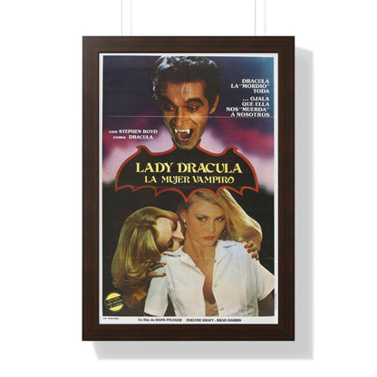 LADY DRACULA 1977 - Framed Movie Poster-16″ x 24″-The Sticker Space