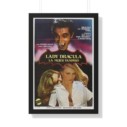 LADY DRACULA 1977 - Framed Movie Poster-20" x 30"-The Sticker Space