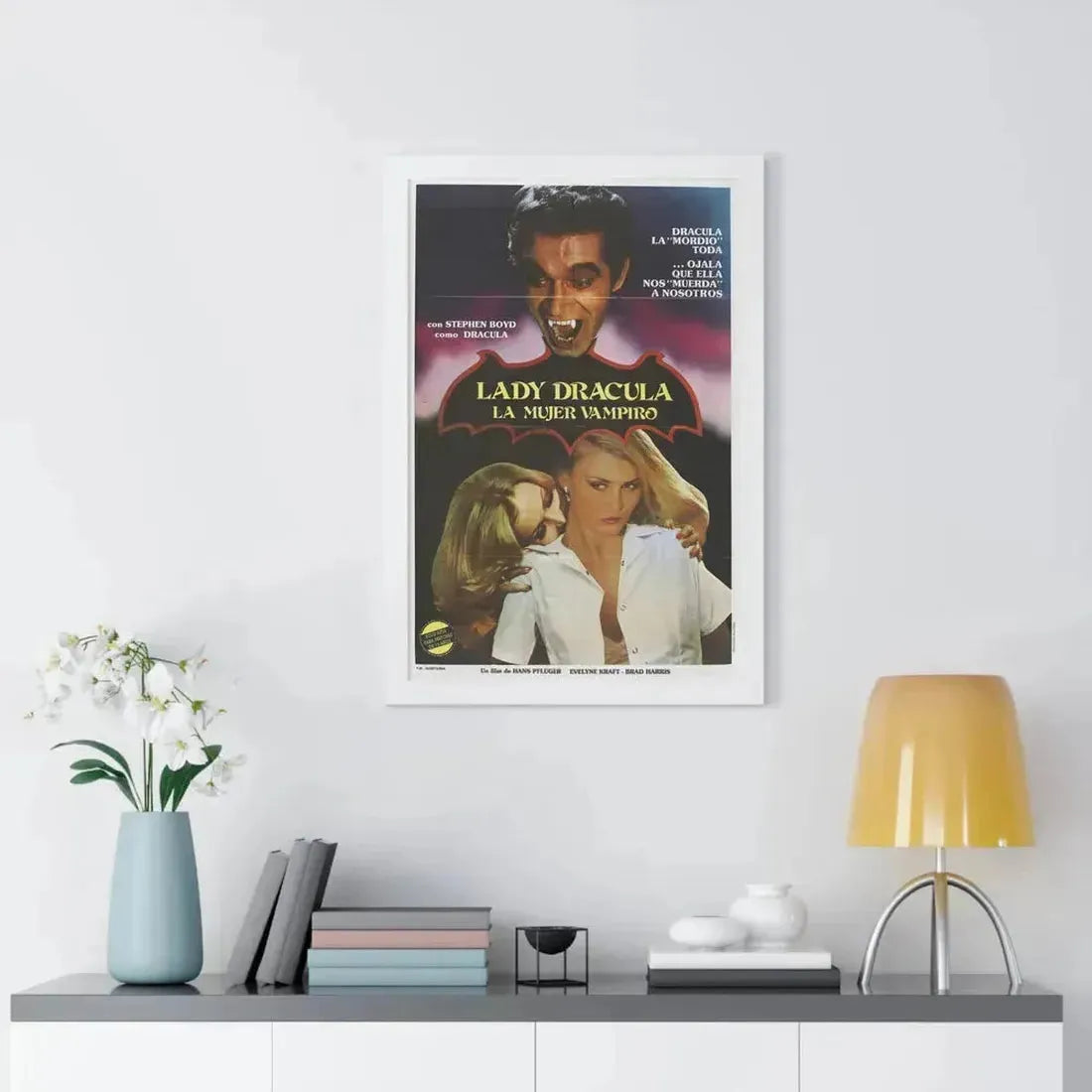 LADY DRACULA 1977 - Framed Movie Poster - The Sticker Space