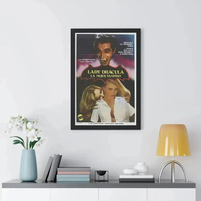 LADY DRACULA 1977 - Framed Movie Poster - The Sticker Space