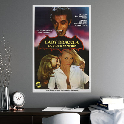 LADY DRACULA 1977 - Paper Movie Poster-The Sticker Space