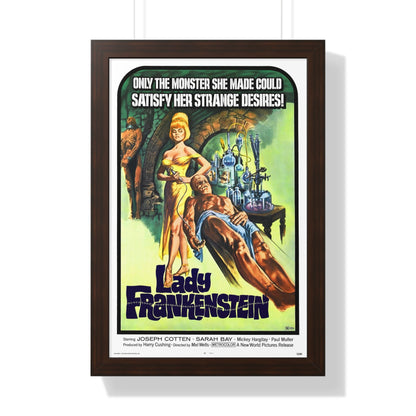 LADY FRANKENSTEIN 1971 - Framed Movie Poster-16″ x 24″-The Sticker Space