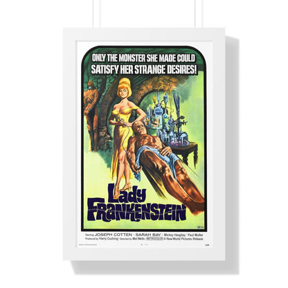 LADY FRANKENSTEIN 1971 - Framed Movie Poster-16″ x 24″-The Sticker Space