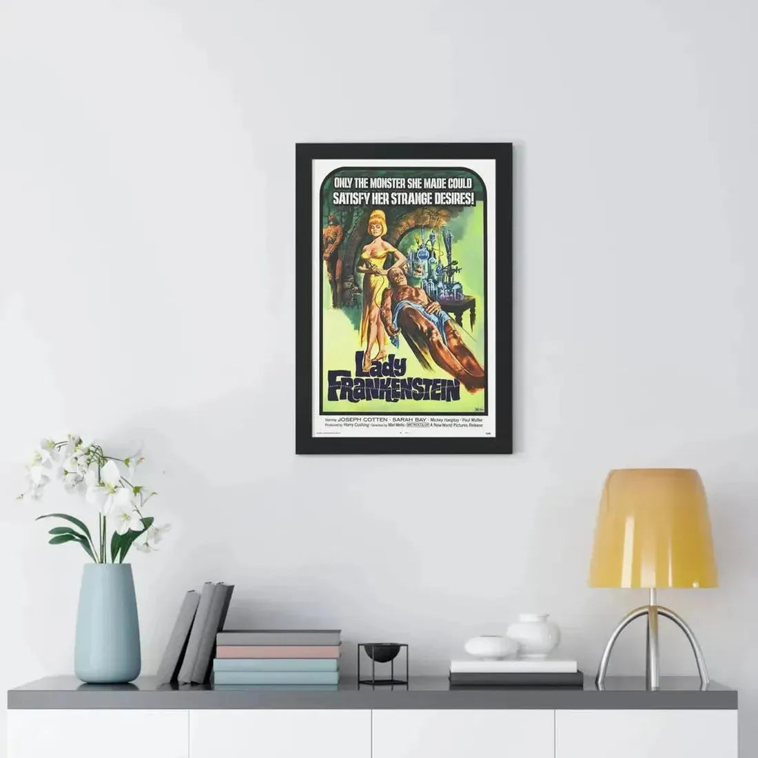 LADY FRANKENSTEIN 1971 - Framed Movie Poster - The Sticker Space