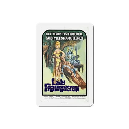 Lady Frankenstein 1971 Movie Poster Refrigerator Magnet - The Sticker Space