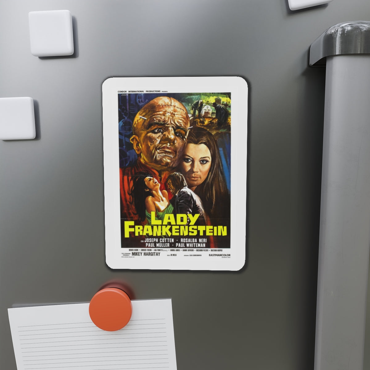 LADY FRANKENSTEIN (3) 1971 Movie Poster - Refrigerator Magnet-The Sticker Space