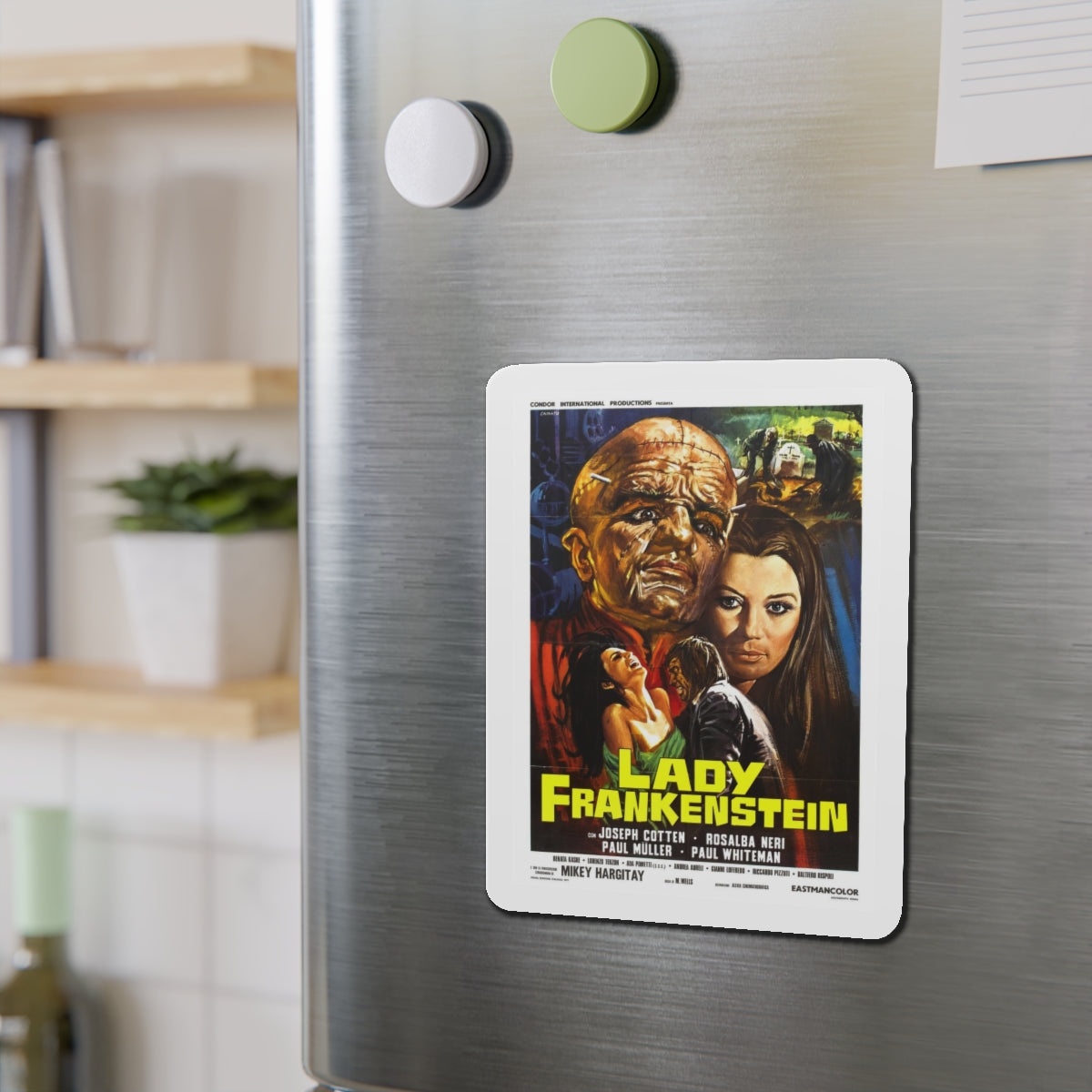 LADY FRANKENSTEIN (3) 1971 Movie Poster - Refrigerator Magnet-The Sticker Space