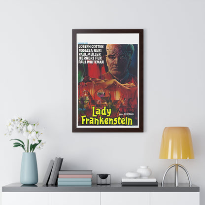 LADY FRANKENSTEIN (4) 1971 - Framed Movie Poster-The Sticker Space