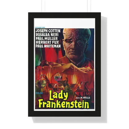 LADY FRANKENSTEIN (4) 1971 - Framed Movie Poster 16″ x 24″ Black - The Sticker Space