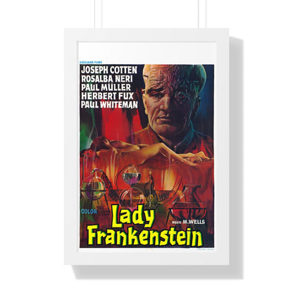 LADY FRANKENSTEIN (4) 1971 - Framed Movie Poster-16″ x 24″-The Sticker Space