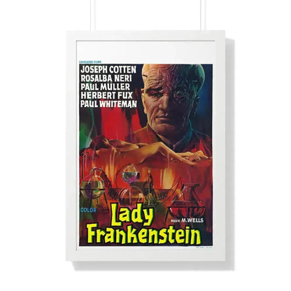 LADY FRANKENSTEIN (4) 1971 - Framed Movie Poster 20" x 30" White - The Sticker Space