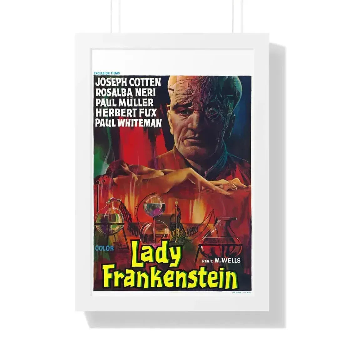 LADY FRANKENSTEIN (4) 1971 - Framed Movie Poster - The Sticker Space