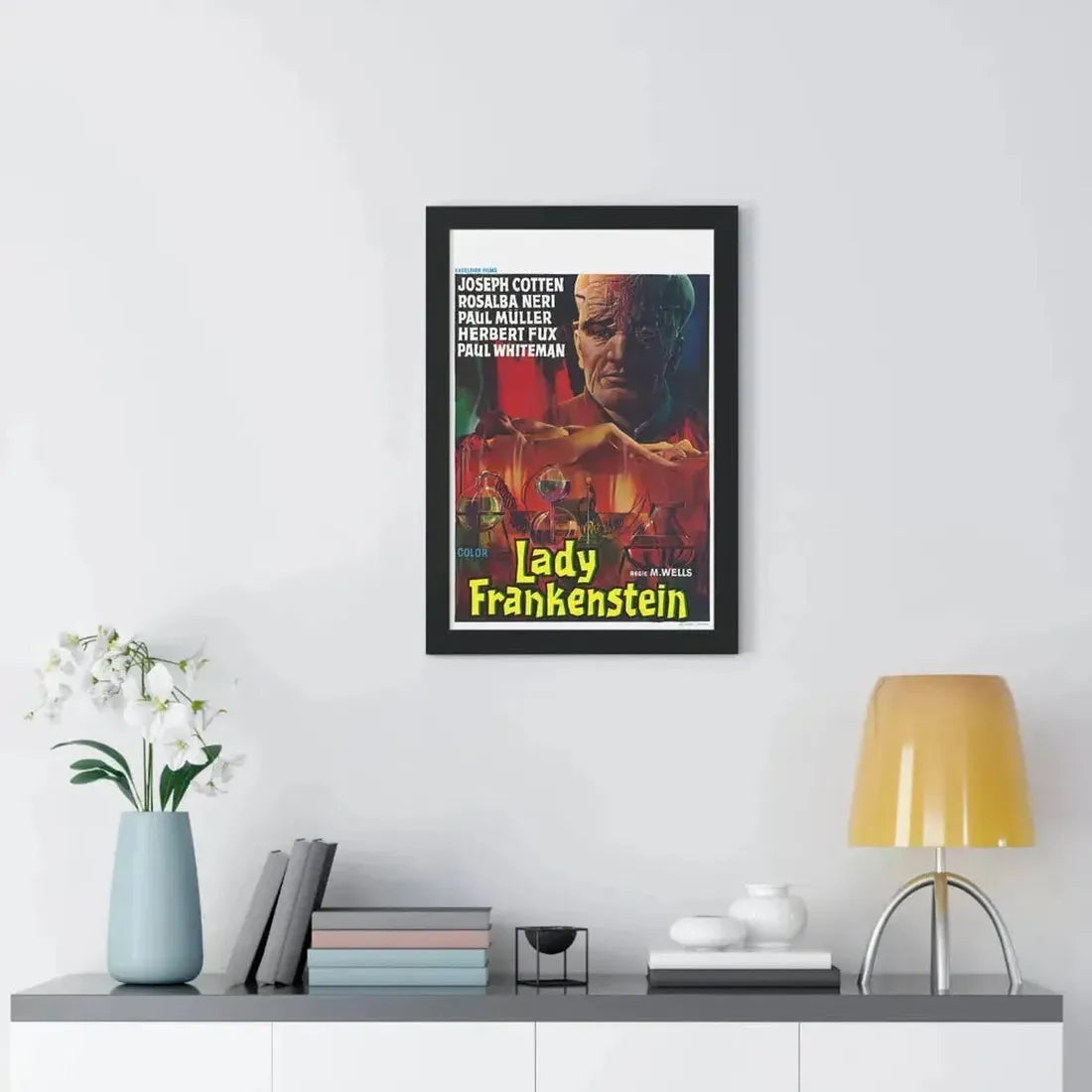 LADY FRANKENSTEIN (4) 1971 - Framed Movie Poster - The Sticker Space