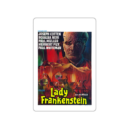 LADY FRANKENSTEIN (4) 1971 Movie Poster STICKER Vinyl Die-Cut Decal-2 Inch-The Sticker Space