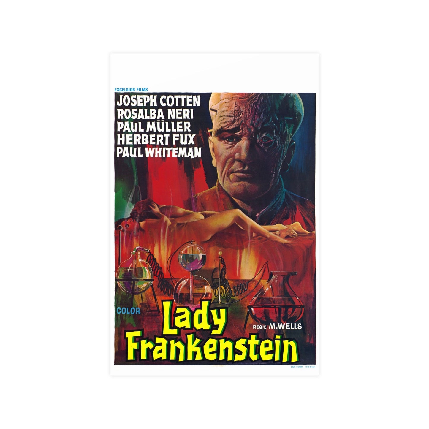 LADY FRANKENSTEIN (4) 1971 - Paper Movie Poster-11″ x 17″ (Vertical)-The Sticker Space