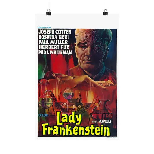 LADY FRANKENSTEIN (4) 1971 - Paper Movie Poster 12″ x 18″ Matte - The Sticker Space