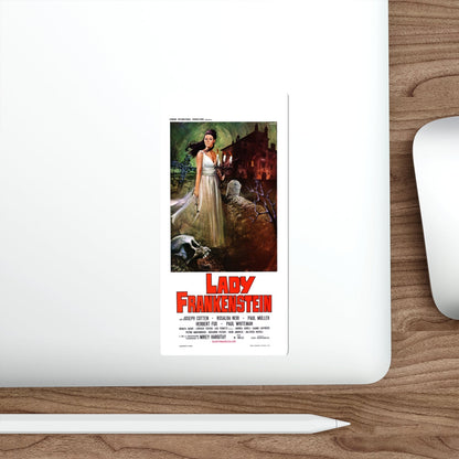 LADY FRANKENSTEIN (ITALIAN) 1971 Movie Poster STICKER Vinyl Die-Cut Decal-The Sticker Space