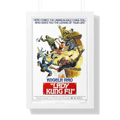 LADY KUNG FU (HAPKIDO) 1972 - Framed Movie Poster 16″ x 24″ White - The Sticker Space