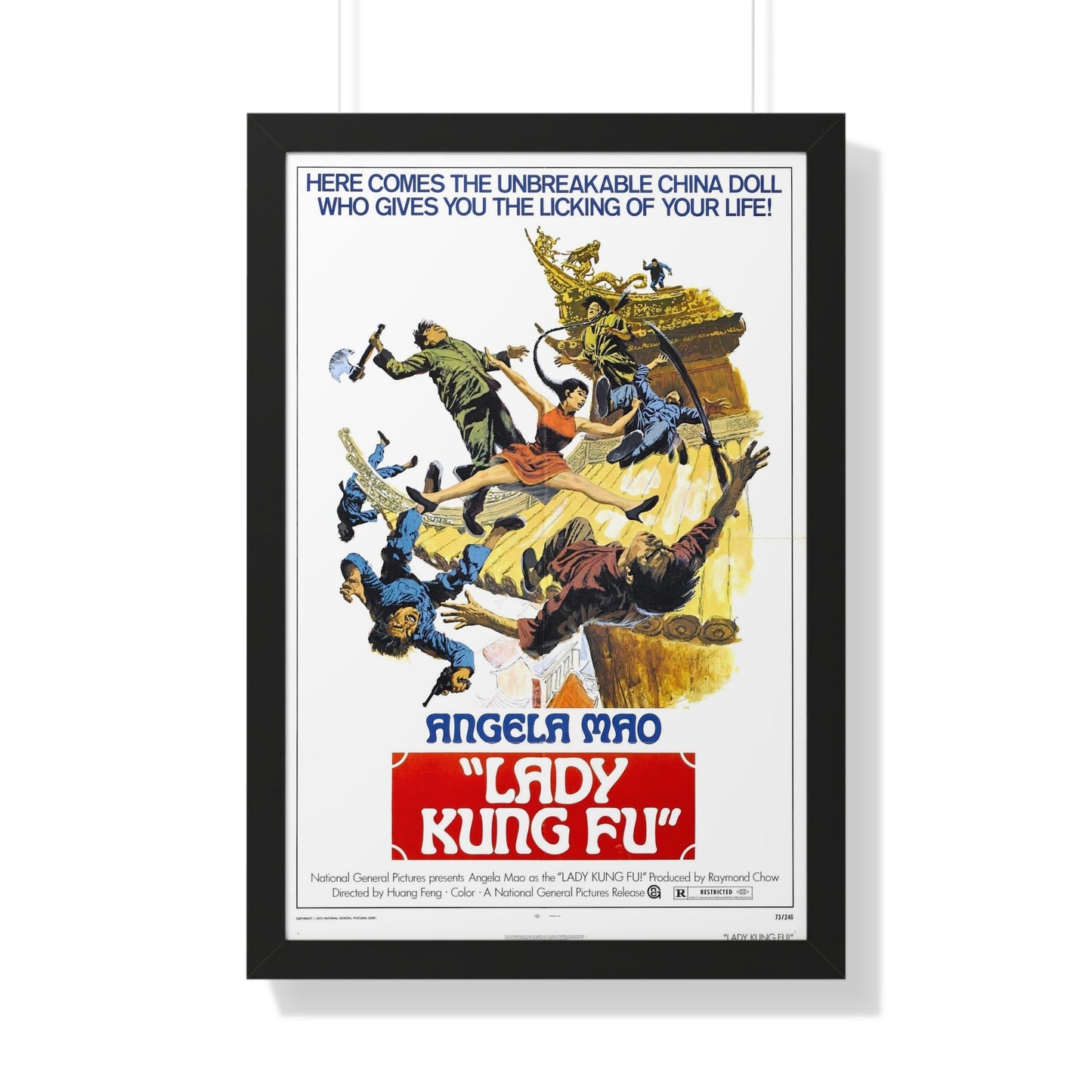 LADY KUNG FU (HAPKIDO) 1972 - Framed Movie Poster-20" x 30"-The Sticker Space