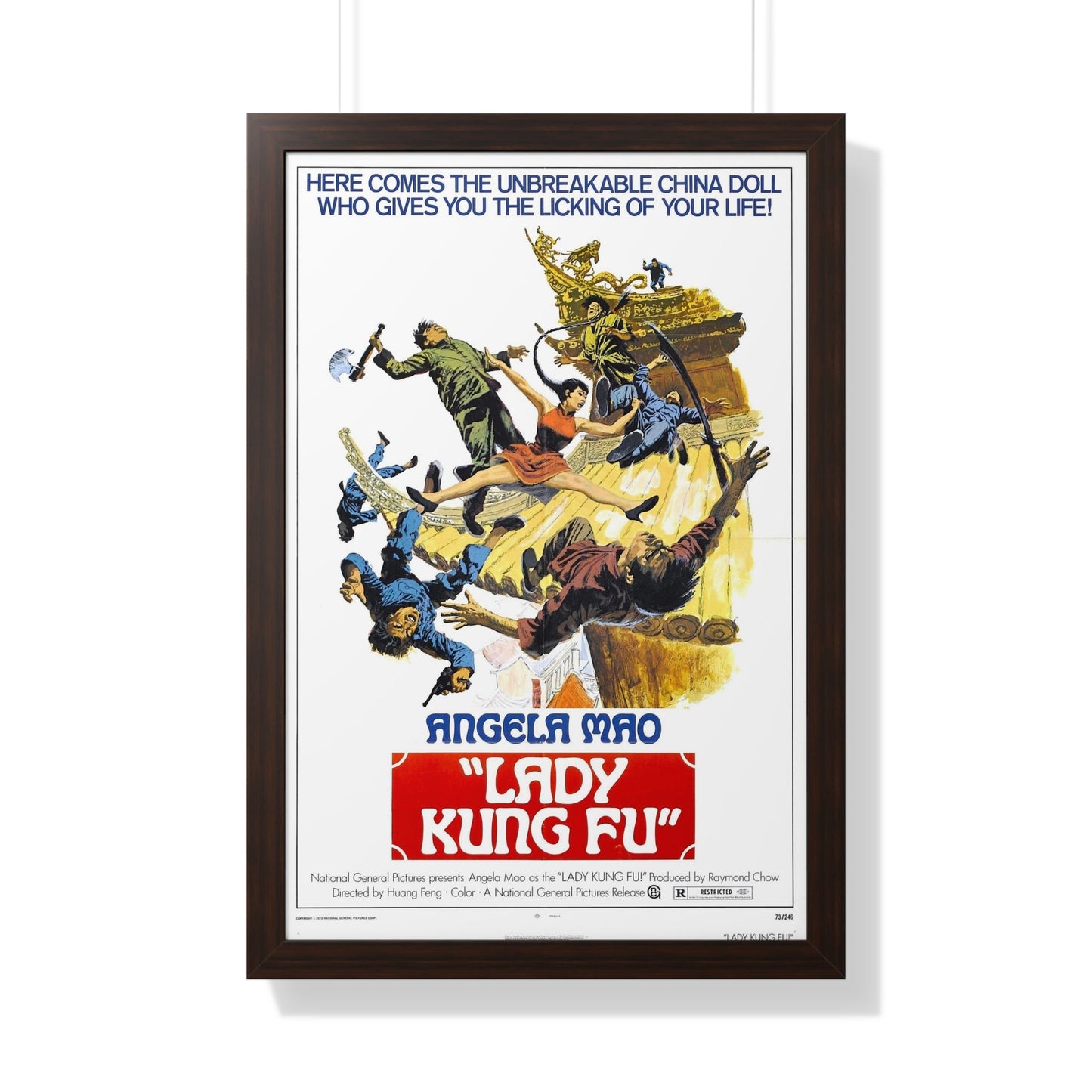 LADY KUNG FU (HAPKIDO) 1972 - Framed Movie Poster-20" x 30"-The Sticker Space