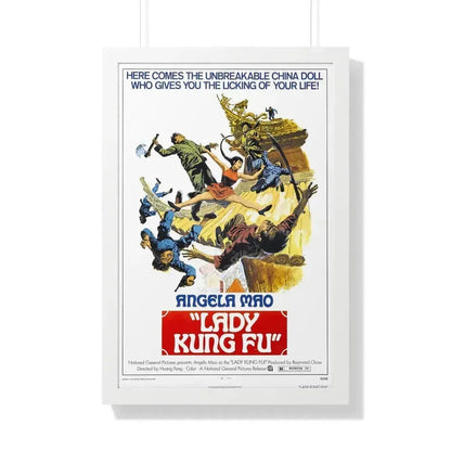 LADY KUNG FU (HAPKIDO) 1972 - Framed Movie Poster 20" x 30" White - The Sticker Space
