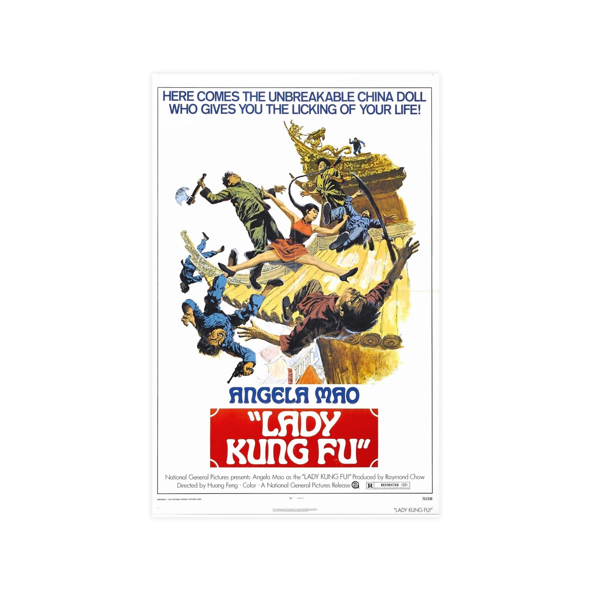 LADY KUNG FU (HAPKIDO) 1972 - Paper Movie Poster-11″ x 17″ (Vertical)-The Sticker Space