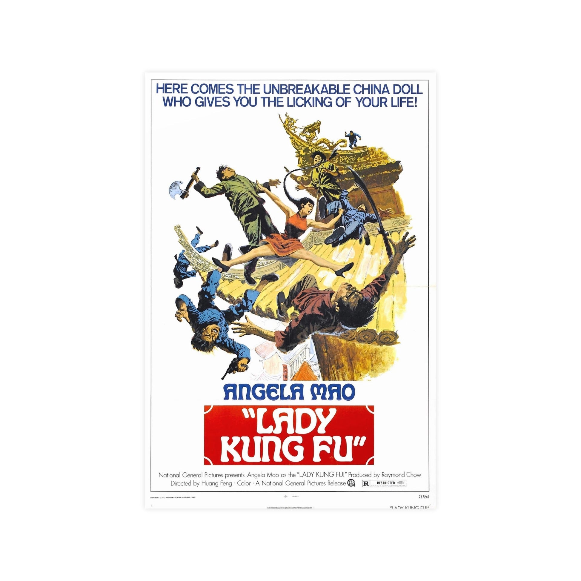 LADY KUNG FU (HAPKIDO) 1972 - Paper Movie Poster-12″ x 18″ (Vertical)-The Sticker Space