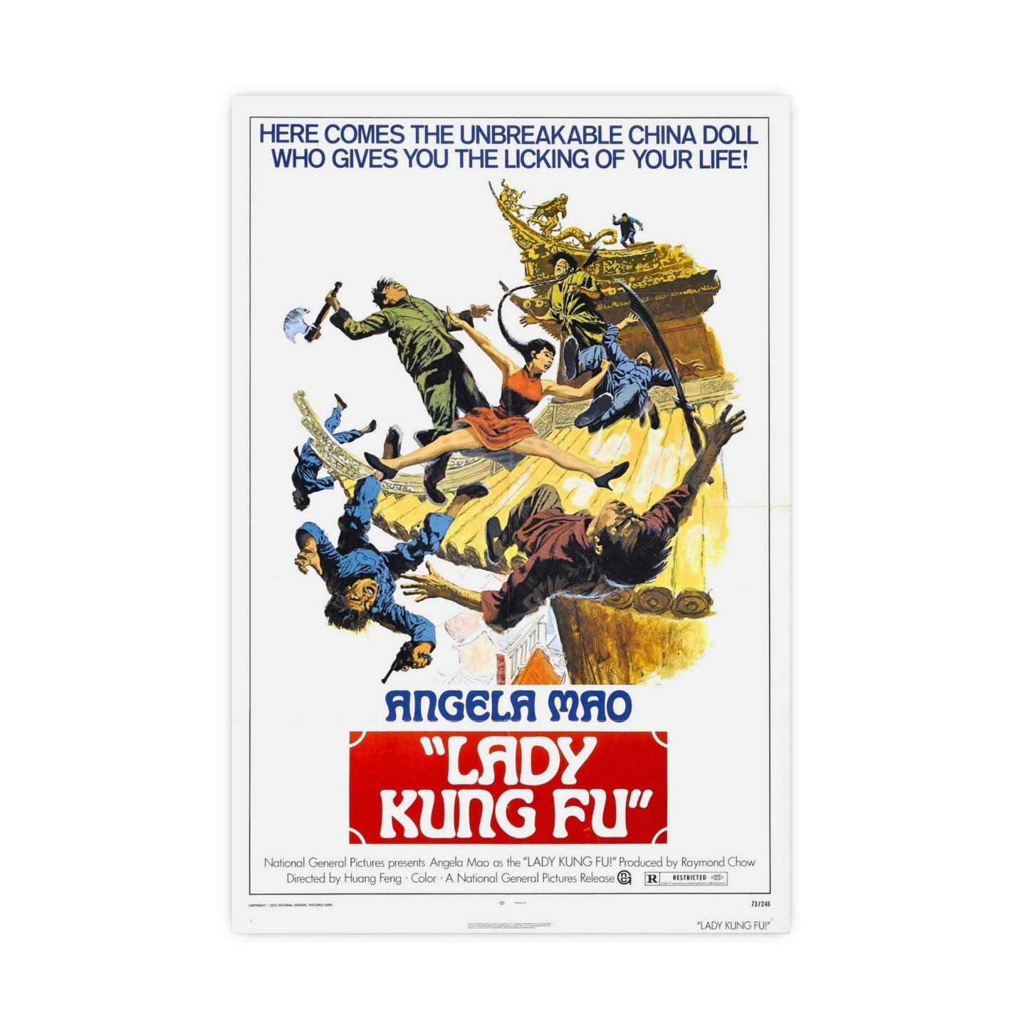 LADY KUNG FU (HAPKIDO) 1972 - Paper Movie Poster-16″ x 24″ (Vertical)-The Sticker Space