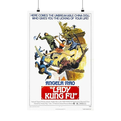 LADY KUNG FU (HAPKIDO) 1972 - Paper Movie Poster - The Sticker Space