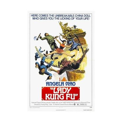 LADY KUNG FU (HAPKIDO) 1972 - Paper Movie Poster - The Sticker Space