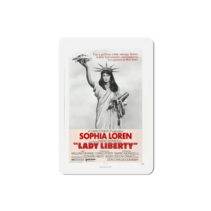 Lady Liberty 1972 Movie Poster Refrigerator Magnet - The Sticker Space