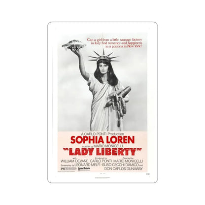 Lady Liberty 1972 Movie Poster STICKER Vinyl Die-Cut Decal - The Sticker Space