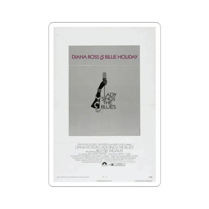 Lady Sings the Blues 1972 Movie Poster STICKER Vinyl Die-Cut Decal 3 Inch - The Sticker Space