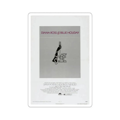 Lady Sings the Blues 1972 Movie Poster STICKER Vinyl Die-Cut Decal 4 Inch - The Sticker Space