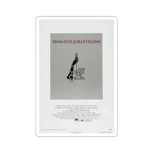 Lady Sings the Blues 1972 Movie Poster STICKER Vinyl Die-Cut Decal 4 Inch - The Sticker Space