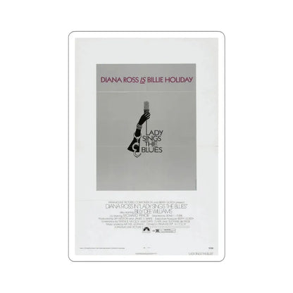 Lady Sings the Blues 1972 Movie Poster STICKER Vinyl Die-Cut Decal - The Sticker Space