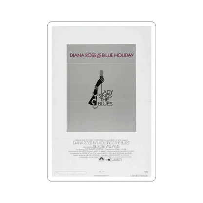 Lady Sings the Blues 1972 Movie Poster STICKER Vinyl Die-Cut Decal - The Sticker Space