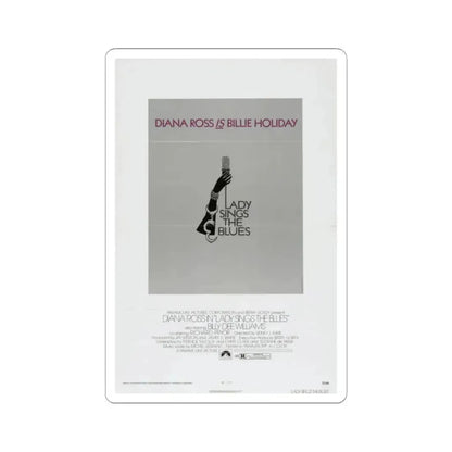 Lady Sings the Blues 1972 Movie Poster - STICKER Vinyl Kiss-Cut Decal 2 Inch White - The Sticker Space