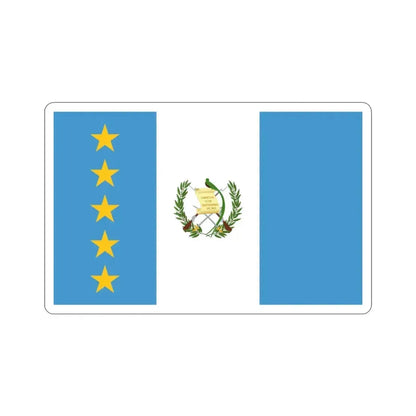 lag of the President of Guatemala STICKER Vinyl Die-Cut Decal 2 Inch - The Sticker Space