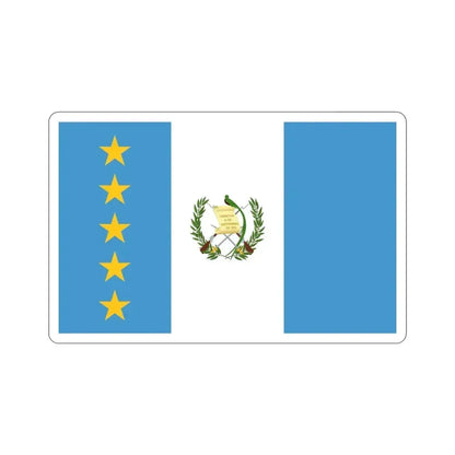 lag of the President of Guatemala STICKER Vinyl Die-Cut Decal 3 Inch - The Sticker Space