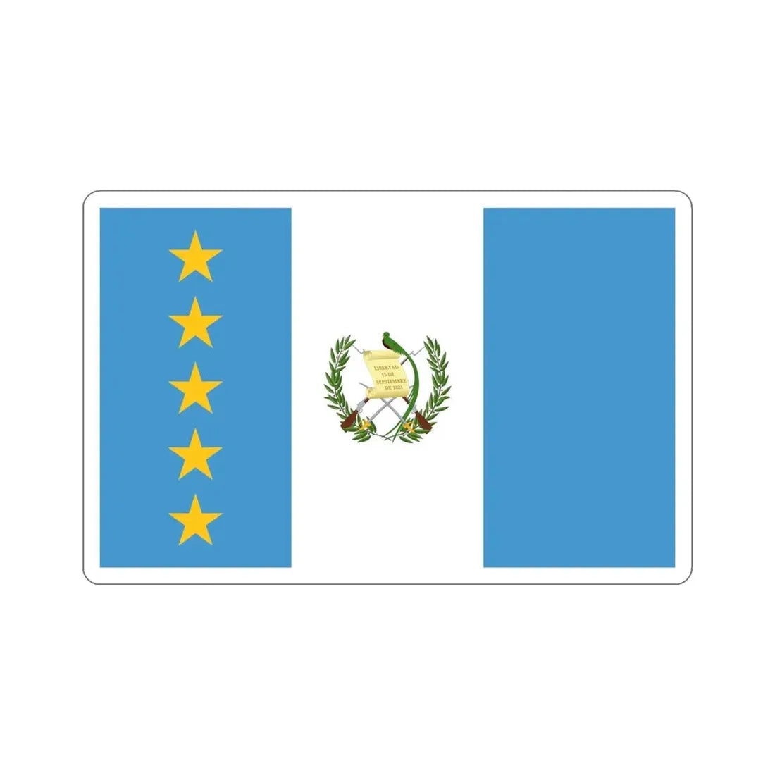 lag of the President of Guatemala STICKER Vinyl Die-Cut Decal - The Sticker Space