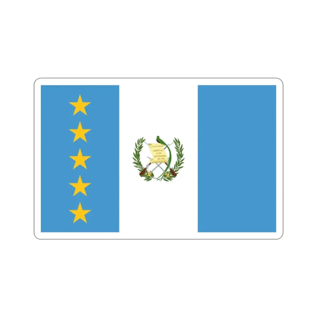 lag of the President of Guatemala STICKER Vinyl Die-Cut Decal - The Sticker Space