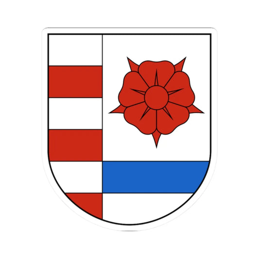 LaGrandeBéroche-blazon (Switzerland) (Coat of Arms) STICKER Vinyl Kiss-Cut Decal 2 Inch White - The Sticker Space