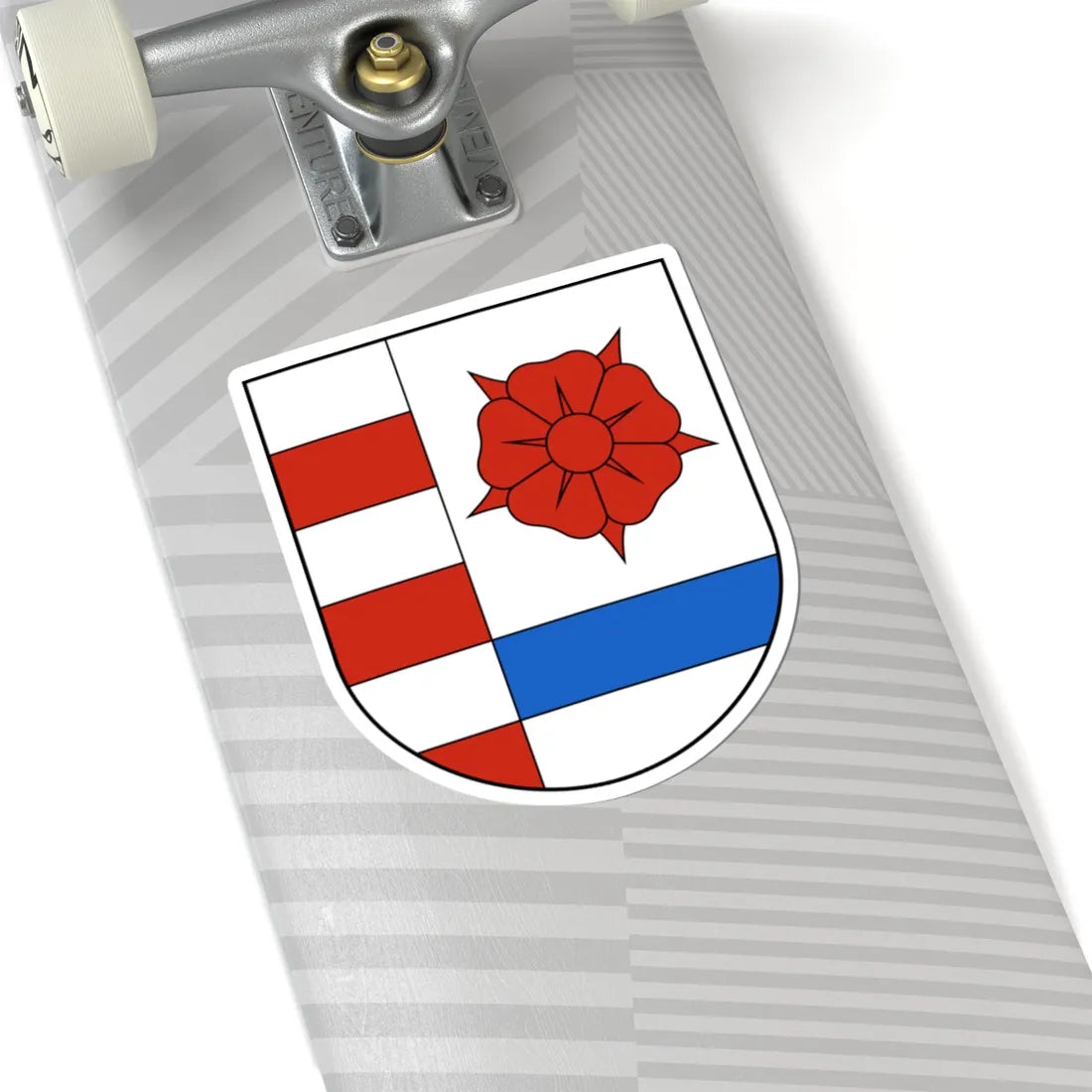 LaGrandeBéroche-blazon (Switzerland) (Coat of Arms) STICKER Vinyl Kiss-Cut Decal - The Sticker Space