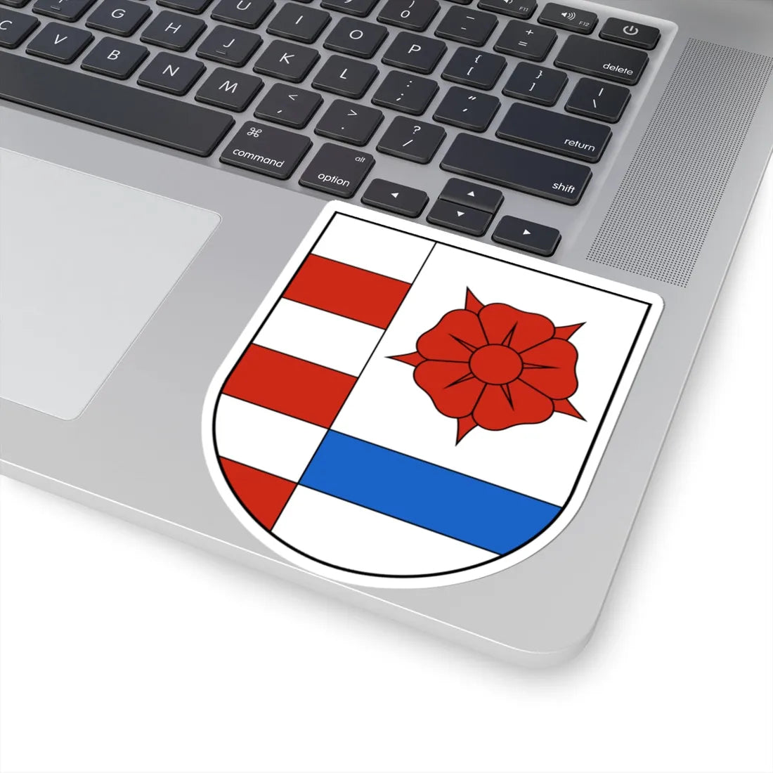 LaGrandeBéroche-blazon (Switzerland) (Coat of Arms) STICKER Vinyl Kiss-Cut Decal - The Sticker Space