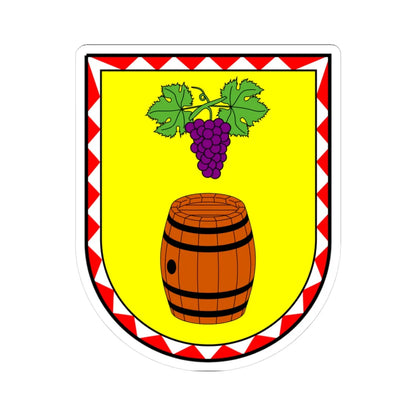 Lagundo-Stemma (Italy) (Coat of Arms) STICKER Vinyl Kiss-Cut Decal 3 Inch White - The Sticker Space